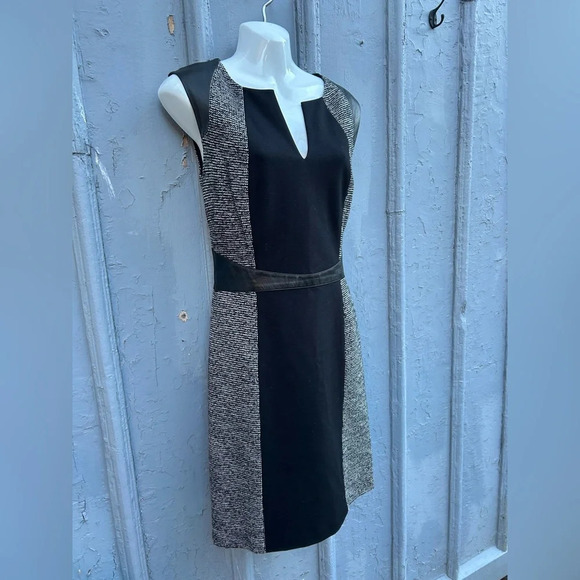 Rebecca Taylor Caitlyn Tweed & Twill Shift Dress , size 8 - Picture 8 of 15